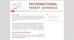 Desktop Screenshot of ferretcongress.org